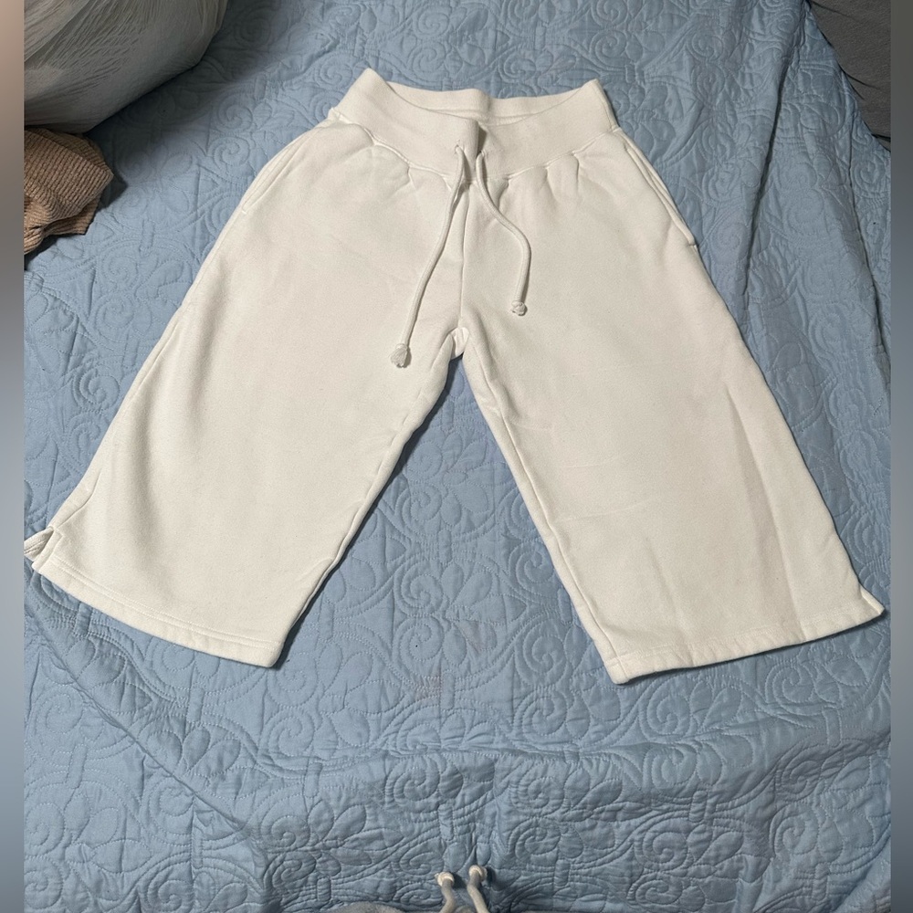 Tna cozy fleece mega capri 2xs white